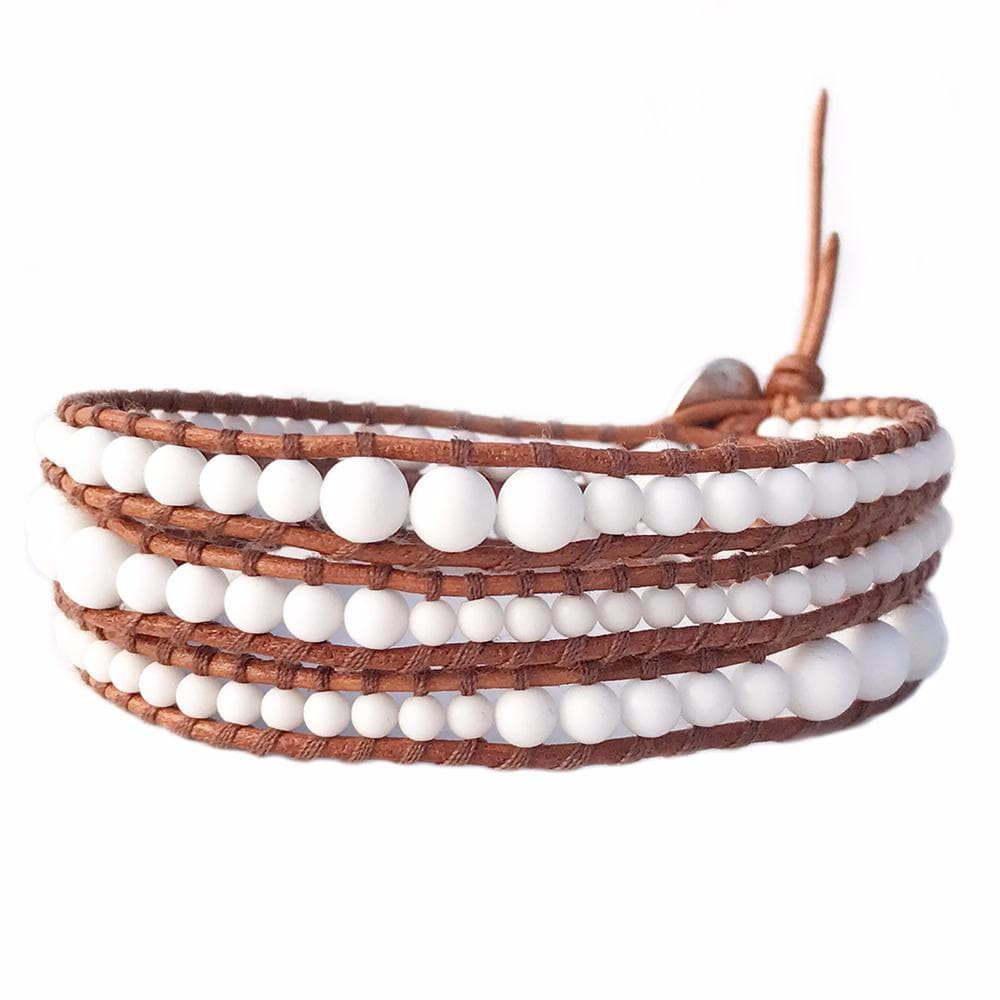 All White Triple Wrap Bracelet | Toronto | Vancouver