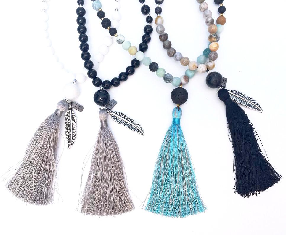 Mala Necklace - Black Onyx