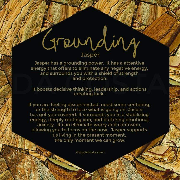 Brown Jasper Grounding Yoga Healing Namaste Canada Bracelet