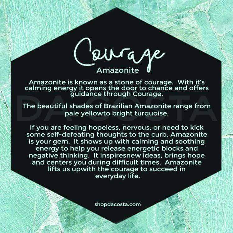 Amazonite Stone - Courage